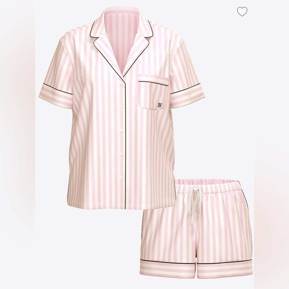 Victoria’s Secret Pink iconic Striped Women's Pajama Set